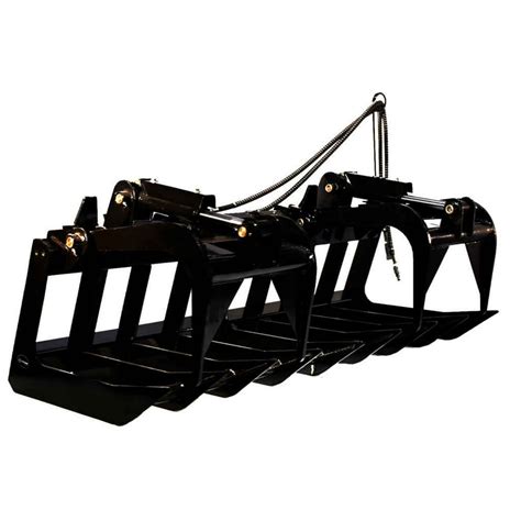 heavy duty skid steer root grapple|60 inch root rake grapple.